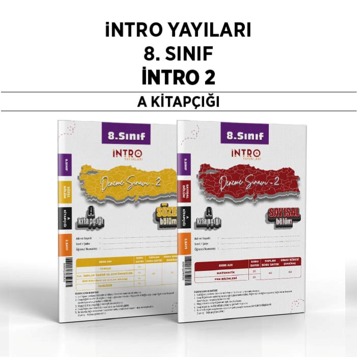 İNTRO 08.SINIF SÜREÇ DEĞ.(SDS) SAY/SÖZ 2-A - 25-26